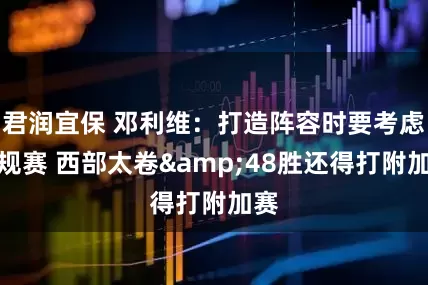 君润宜保 邓利维：打造阵容时要考虑常规赛 西部太卷&48胜还得打附加赛