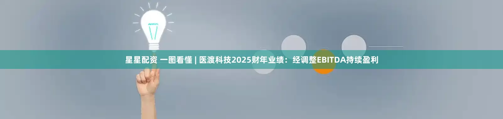 星星配资 一图看懂 | 医渡科技2025财年业绩：经调整EBITDA持续盈利